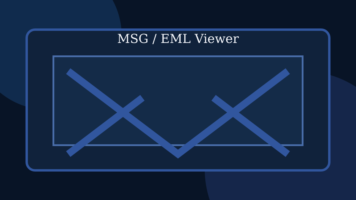 MSG/EML Viewer