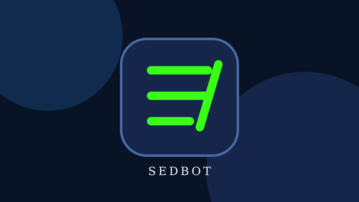 SedBot